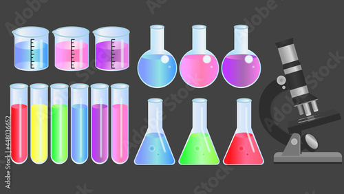 SCIENCE ビーカー顕微鏡セット