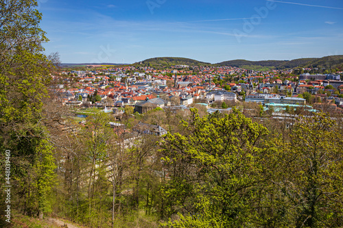 Cityscape of Bad Kissingen town