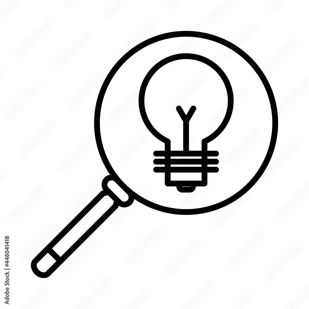 Inspiration Vector Line Icon Design. Inspiration Vector Line Icon Design.
