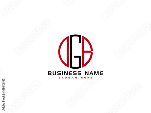 Creative DGB Logo Letter Vector Image Design For Business photo