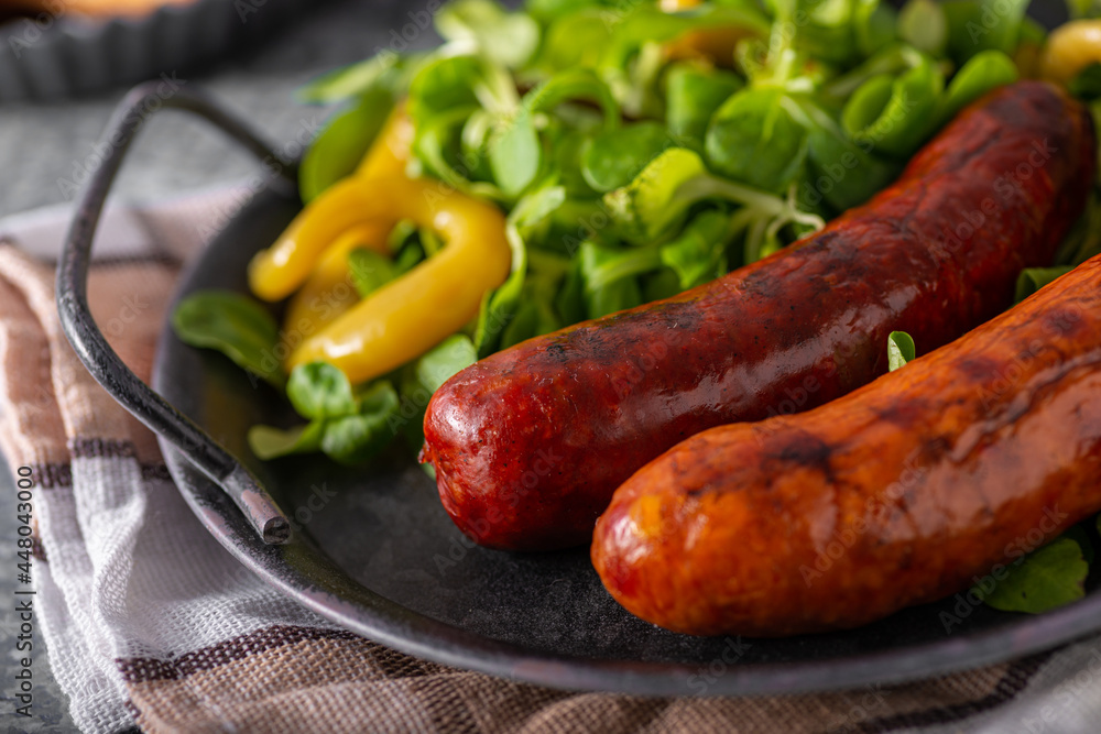 Grilled spicy sausages Grilled spicy sausages