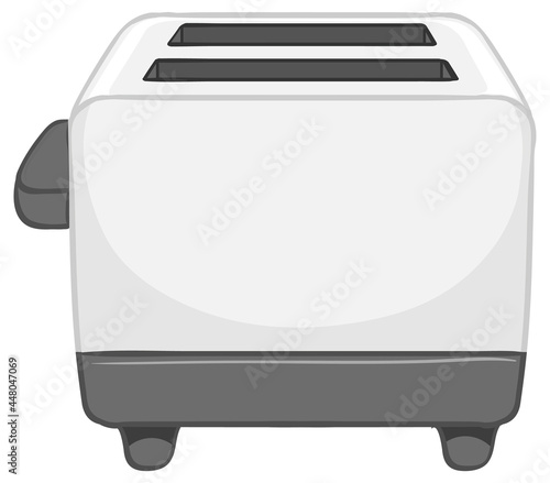 A toaster isolated on white background