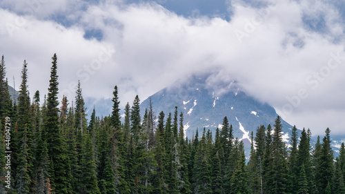 Many Glacier Scenery at Glacier National Park