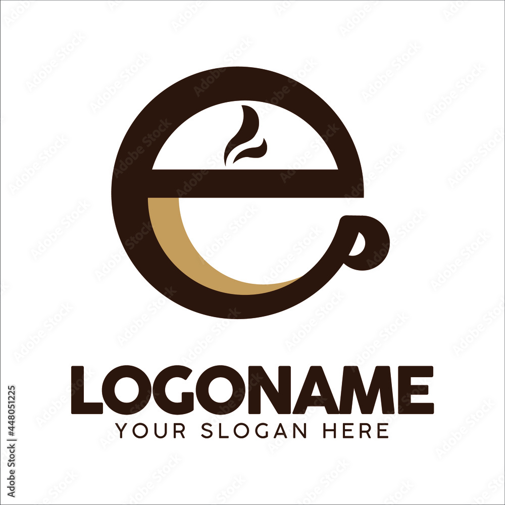 Obraz premium coffee cup logo