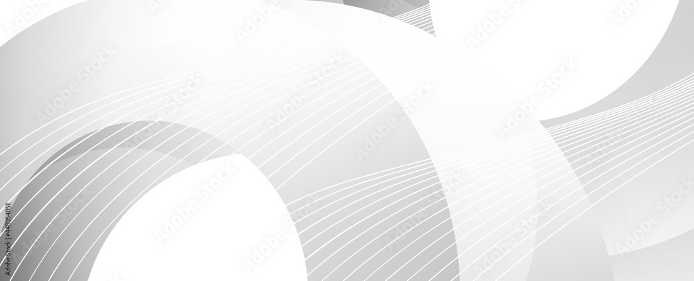 Abstract grey and white geometric stylish modern background design