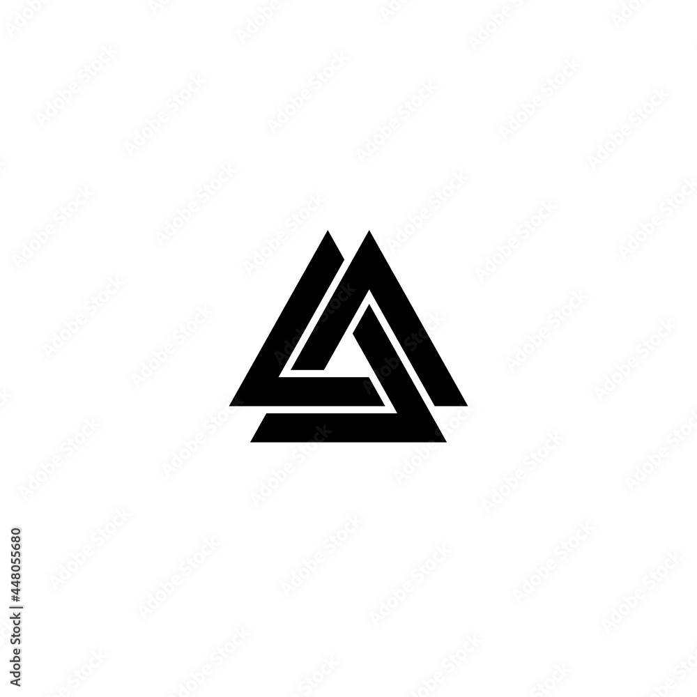 Triangle logo or icon design Triangle logo or icon design