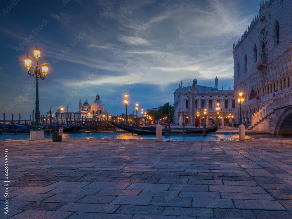 Amazing italian city Venice at dusk