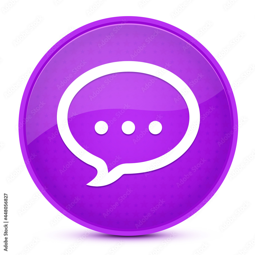 Talk aesthetic glossy purple round button abstract Talk aesthetic glossy purple round button abstract