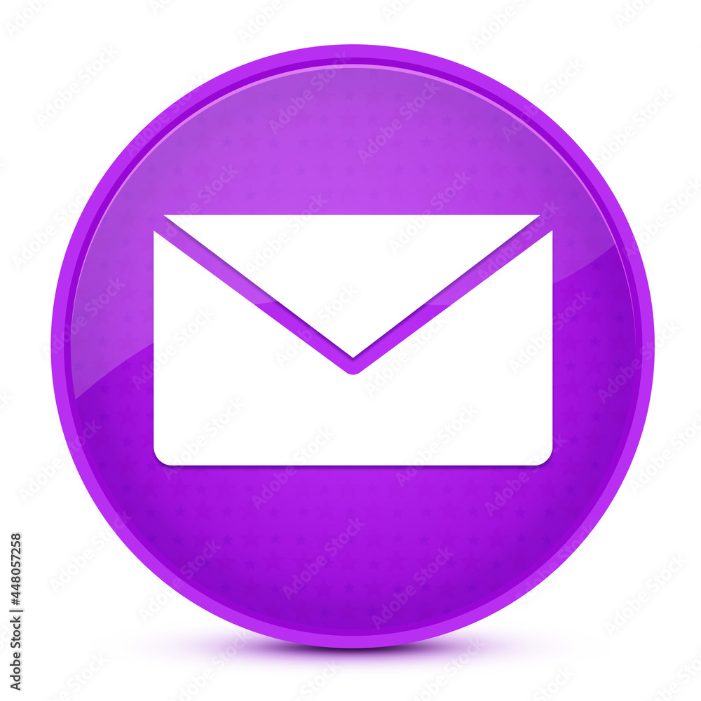 Email aesthetic glossy purple round button abstract Email aesthetic glossy purple round button abstract