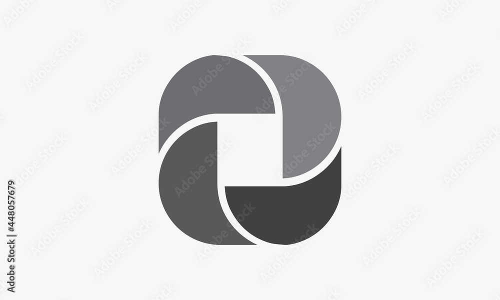 spin lens icon isolated on white background. spin lens icon isolated on white background.