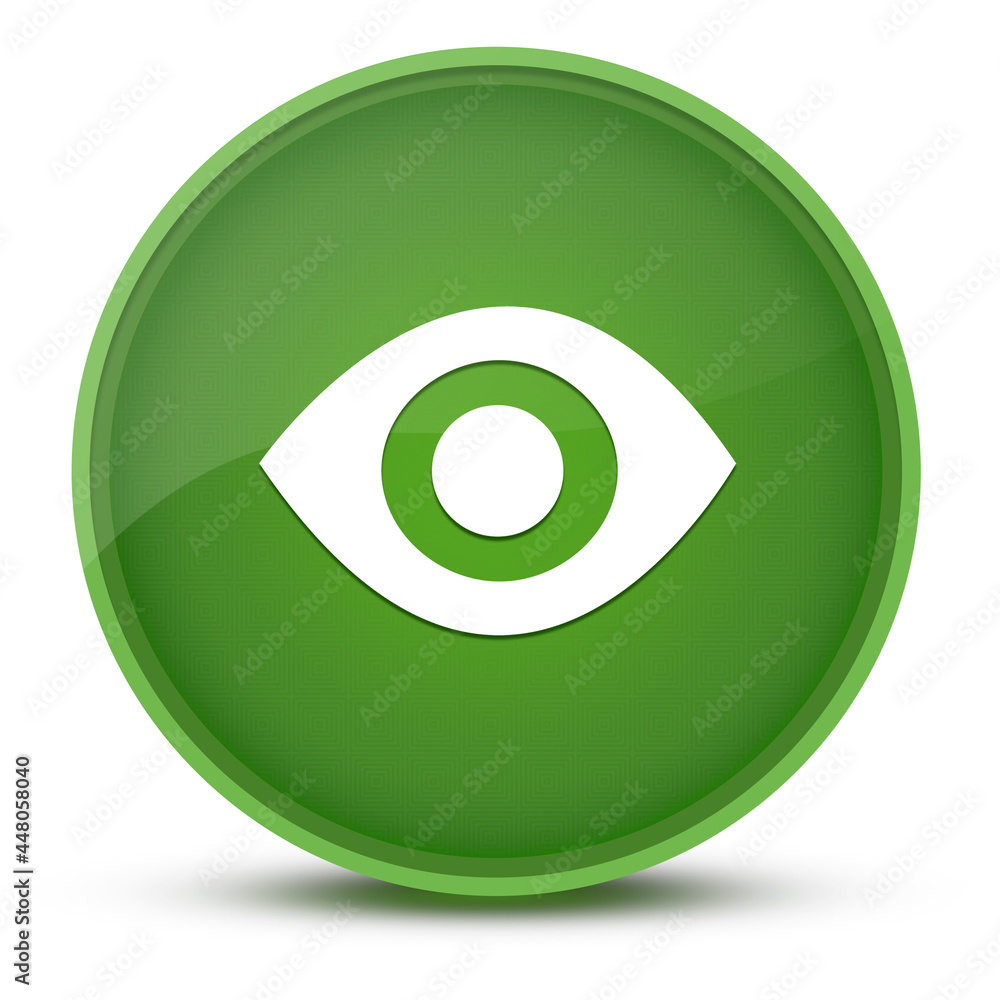 Visibility luxurious glossy green round button abstract Visibility luxurious glossy green round button abstract
