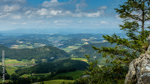 Swiss Jura mountains high up on the Belchenfluh © Guidos Fotografie