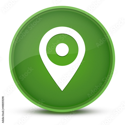 Free Download Location pin luxurious glossy green round button abstract - GFXLoad