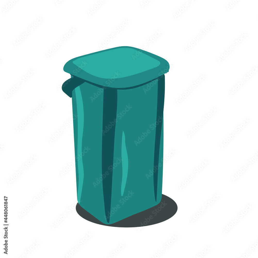 Bucket for cleaning floors. Cleaning Equipment and Tools. Household items for cleaning and washing. Vector illustration isolated on white background. Bucket for cleaning floors. Cleaning Equipment and Tools. Household items for cleaning and washing. Vector illustration isolated on white background.