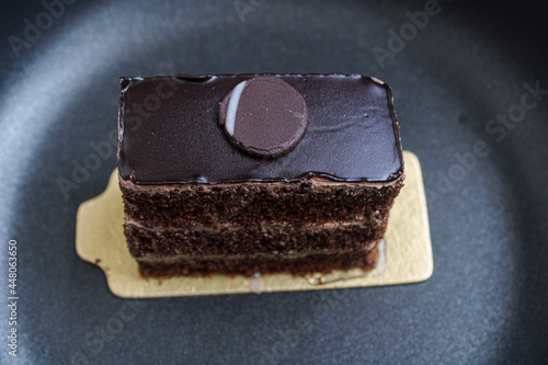 Pastry cake with chocolate
