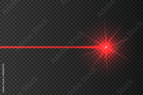 Intersecting glowing laser security beams on a dark background. photo
