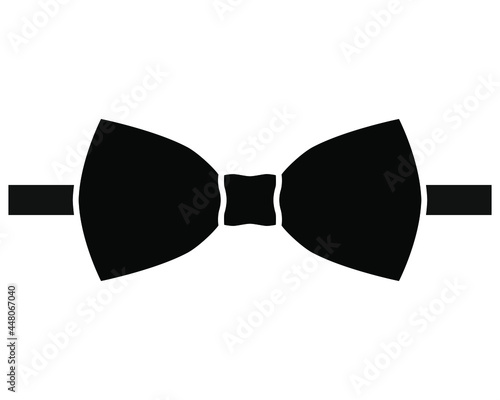 Black bow tie icon Fototapeta