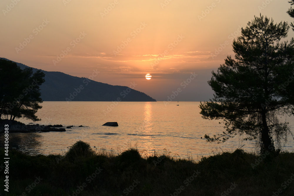 Sunset, island of Hvar, Croatia!