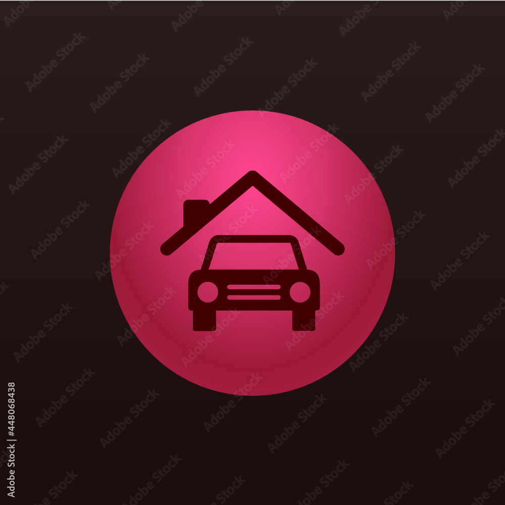 Car Garage - Sticker