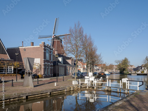 Windmill de Vlijt, Drenthe Province, The Netherlands photo