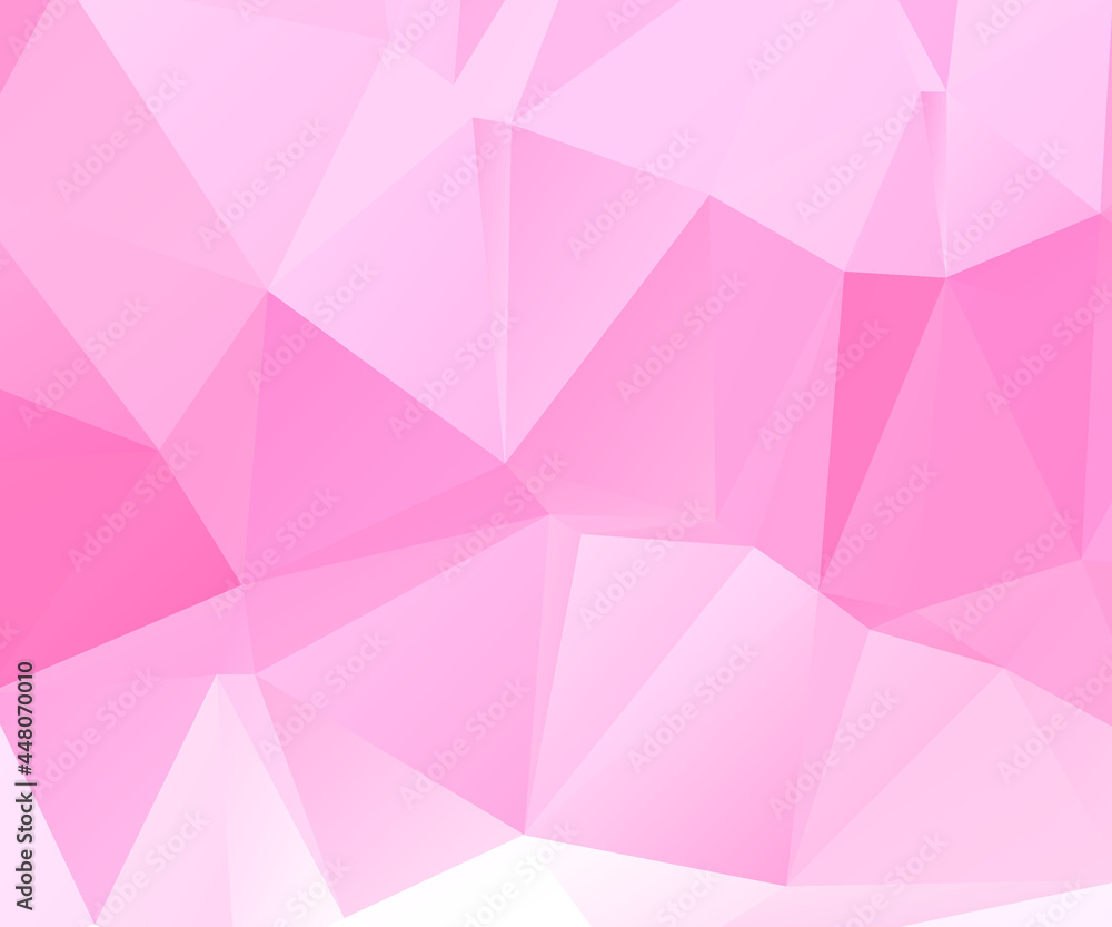Obraz premium Pink Abstract Color Polygon Background Design, Abstract Geometric Origami Style With Gradient