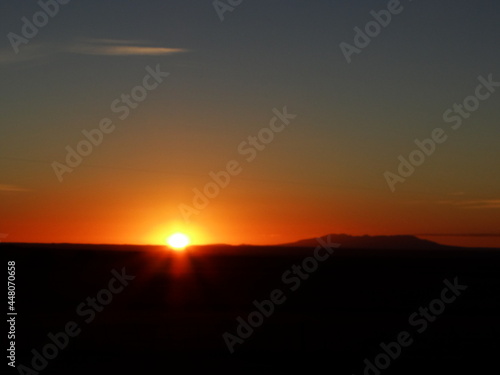 Wallpaper Mural sunset in the mountains Torontodigital.ca