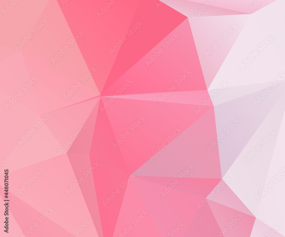 Pink Abstract Color Polygon Background Design, Abstract Geometric Origami Style With Gradient Pink Abstract Color Polygon Background Design, Abstract Geometric Origami Style With Gradient