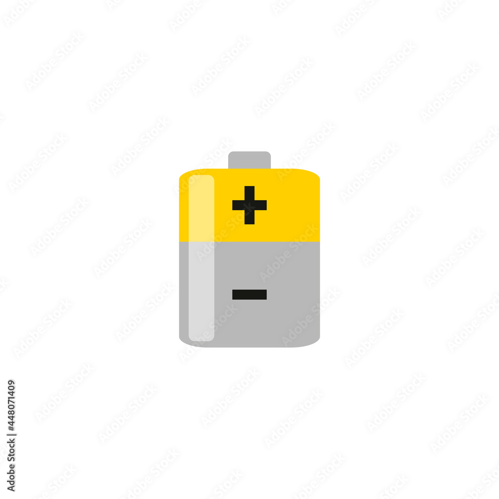 battery flat icon vector illustration battery flat icon vector illustration