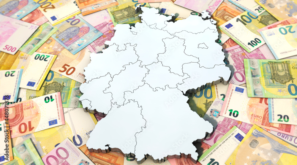 Finanzen, Gelder, Steuern und Bundesrepublik Deutschland