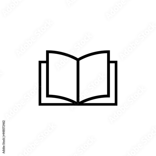 book flat ico vector illustration