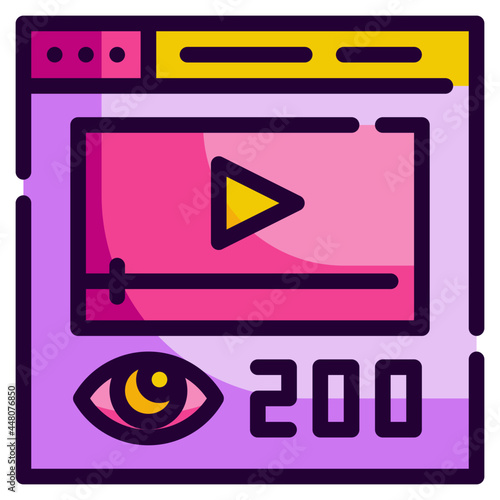 viewer line icon