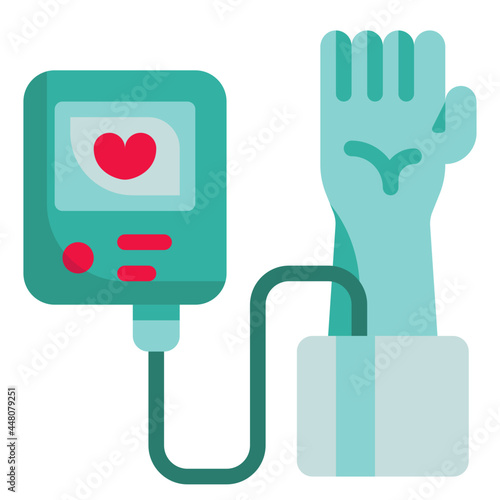 tonometer flat icon