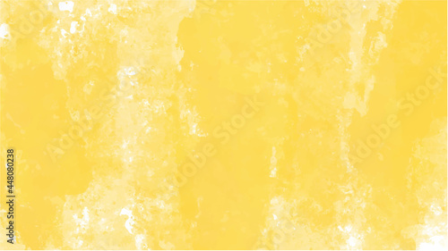 Yellow watercolor background for textures backgrounds and web banners design
