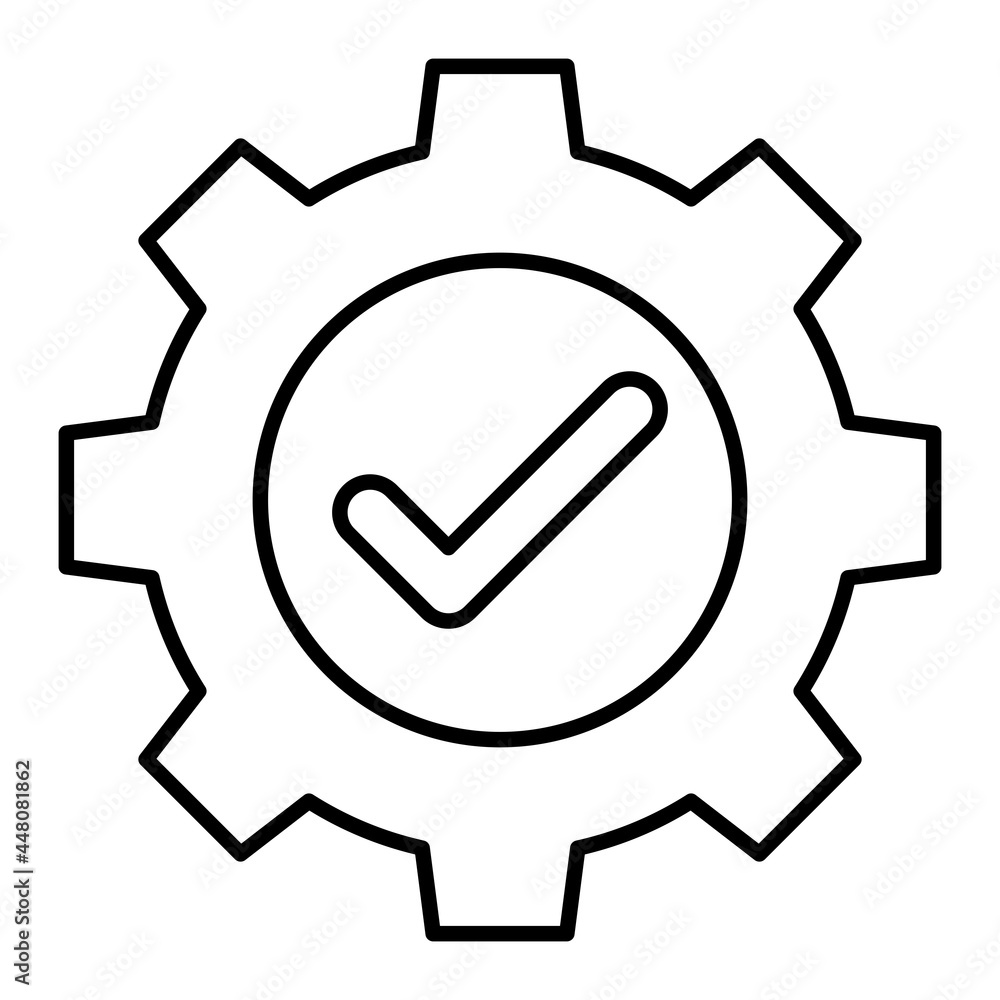 Vector Maintenance Outline Icon Design Vector Maintenance Outline Icon Design