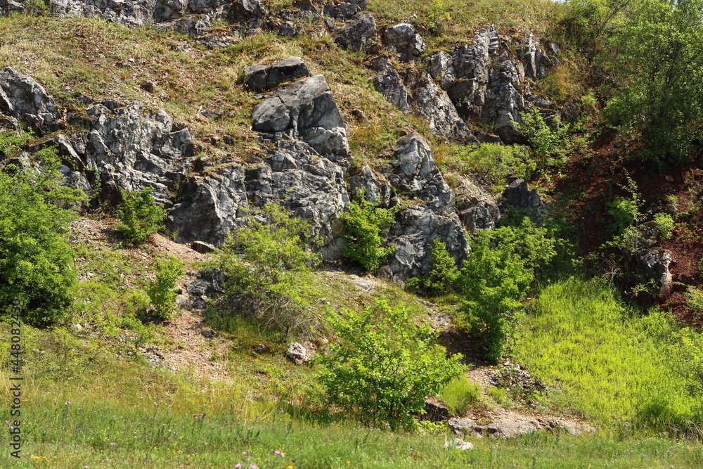 Landscape with rocks on a sunny summer day. Landscape with rocks on a sunny summer day.