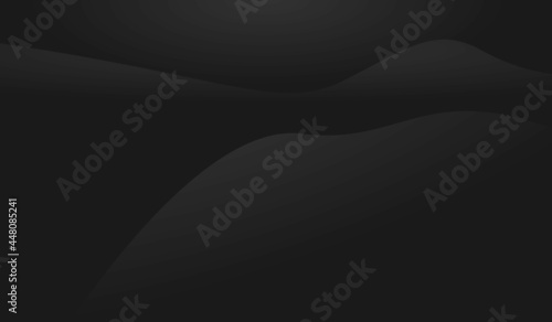 Simple Gradient Black Wave Background