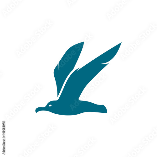 Seagull icon design illustration