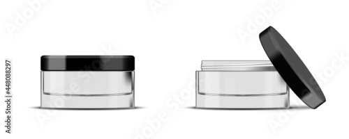Blank Glass Cosmetic Cream Jar For Your Product