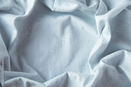 木綿の布のフレーム（淡いブルー）