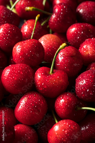 Healthy Organic Red Cherries