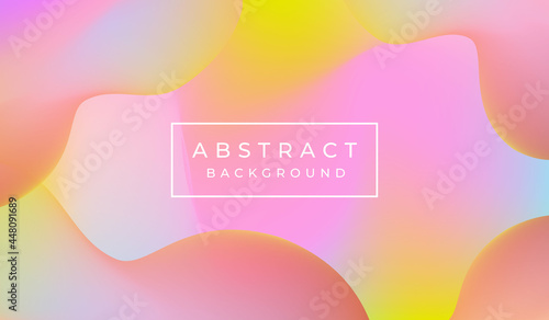 Abstract colorful geometric background. Fluid shapes composition. Eps10 vectorillustration.