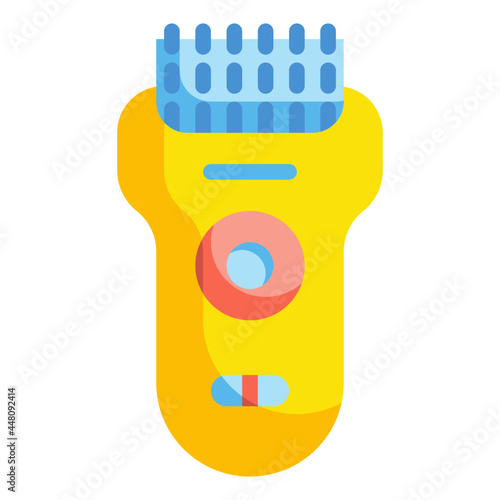 epilator flat icon