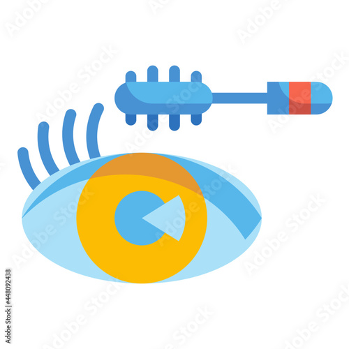 mascara flat icon