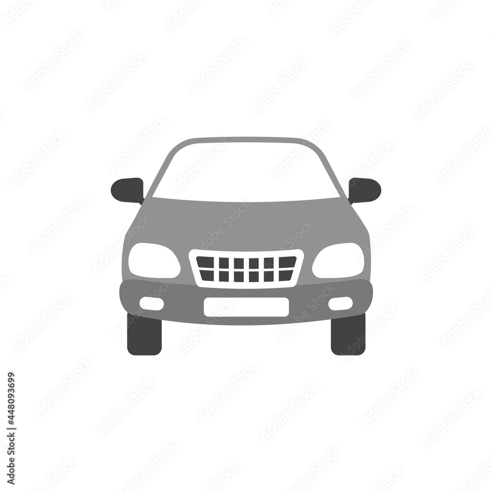 Front car icon design illustration