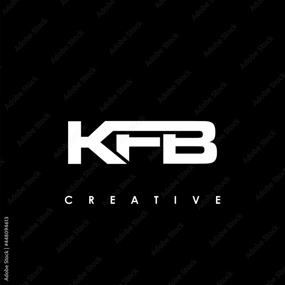 KFB Letter Initial Logo Design Template Vector Illustration KFB Letter Initial Logo Design Template Vector Illustration