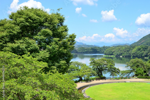 津久井湖城山公園 水の苑地　神奈川県相模原市の風景
