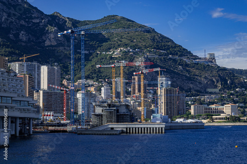 View of the Principality of Monaco and Montecarlo photo