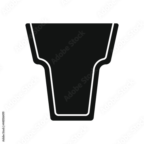 Wineglass icon vector set. alcoholic drink illustration sign collection. goblet symbol. Bar logo.