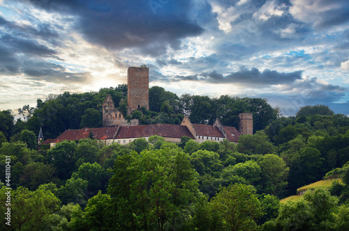 The Guttenberg Castle in the Neckar Valley, Baden-Württemberg in Germany, Europe
