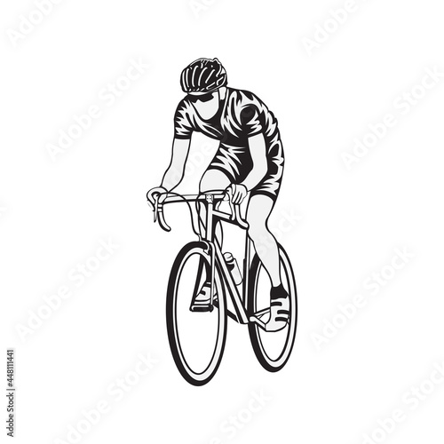 cyclist on a bicycle